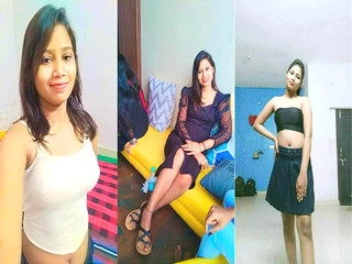 Sexy Desi Girl Striping and Bathing